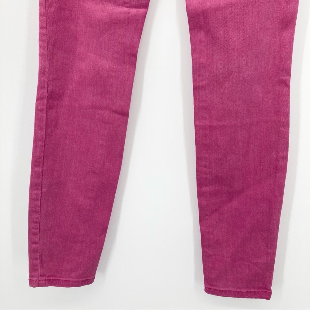 ❤️‍🔥 (5/20) NWT Cello High Rose Crop Skinny Pink Jeans Size 5 - Picture 4 of 13